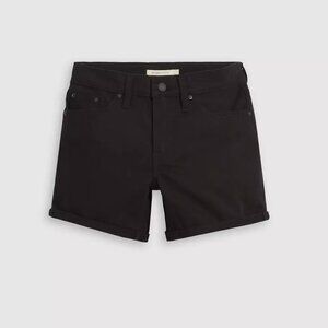 Levi's Mid Length Women's Shorts (Black)